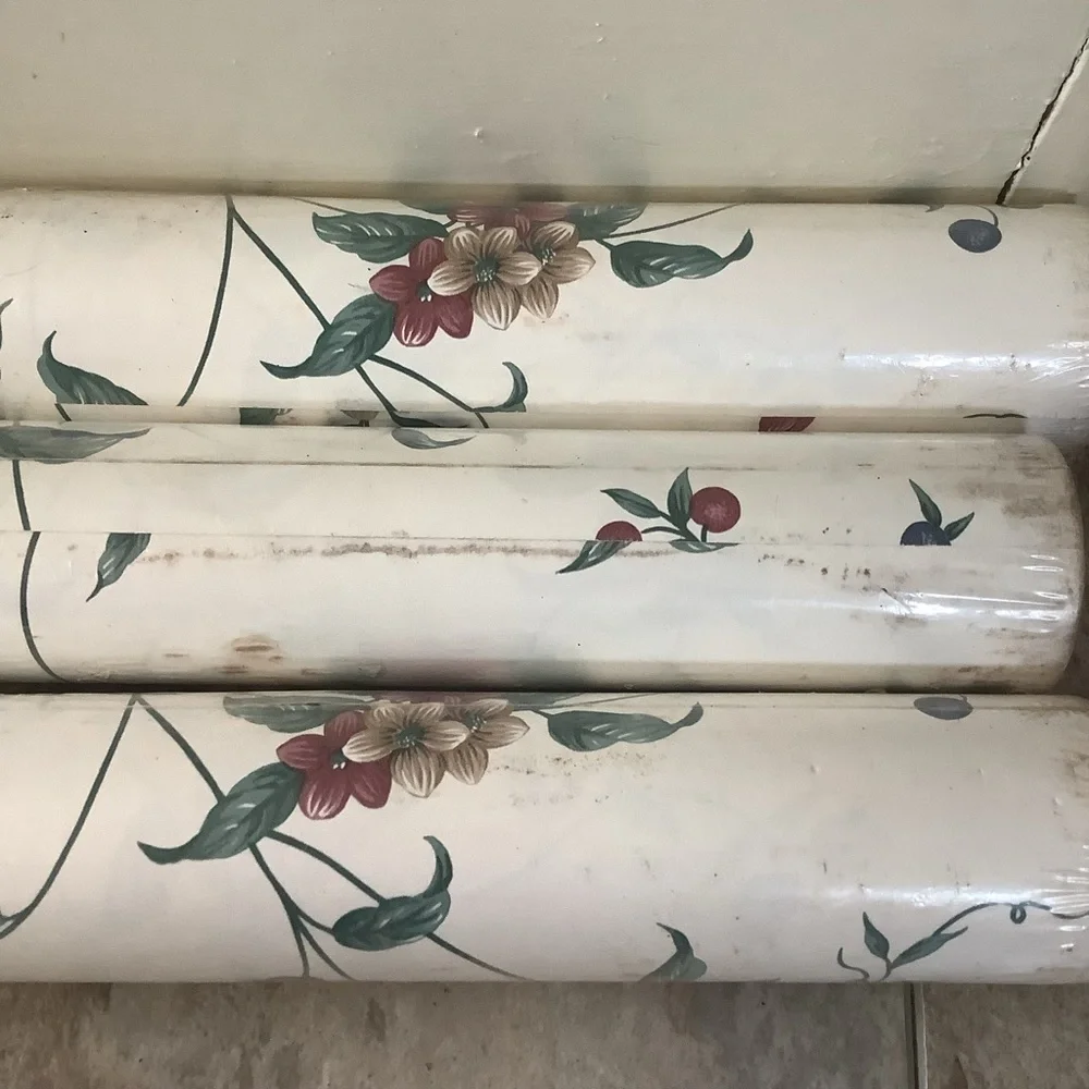 Vintage Gardner Designs Green Red Floral Vine Fruit Unopened New